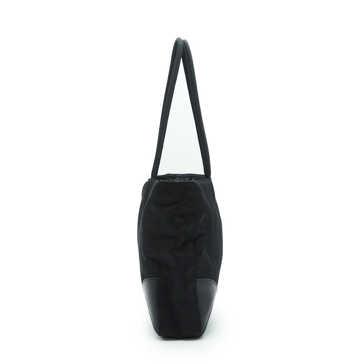 Nylon Leather Tote Bag