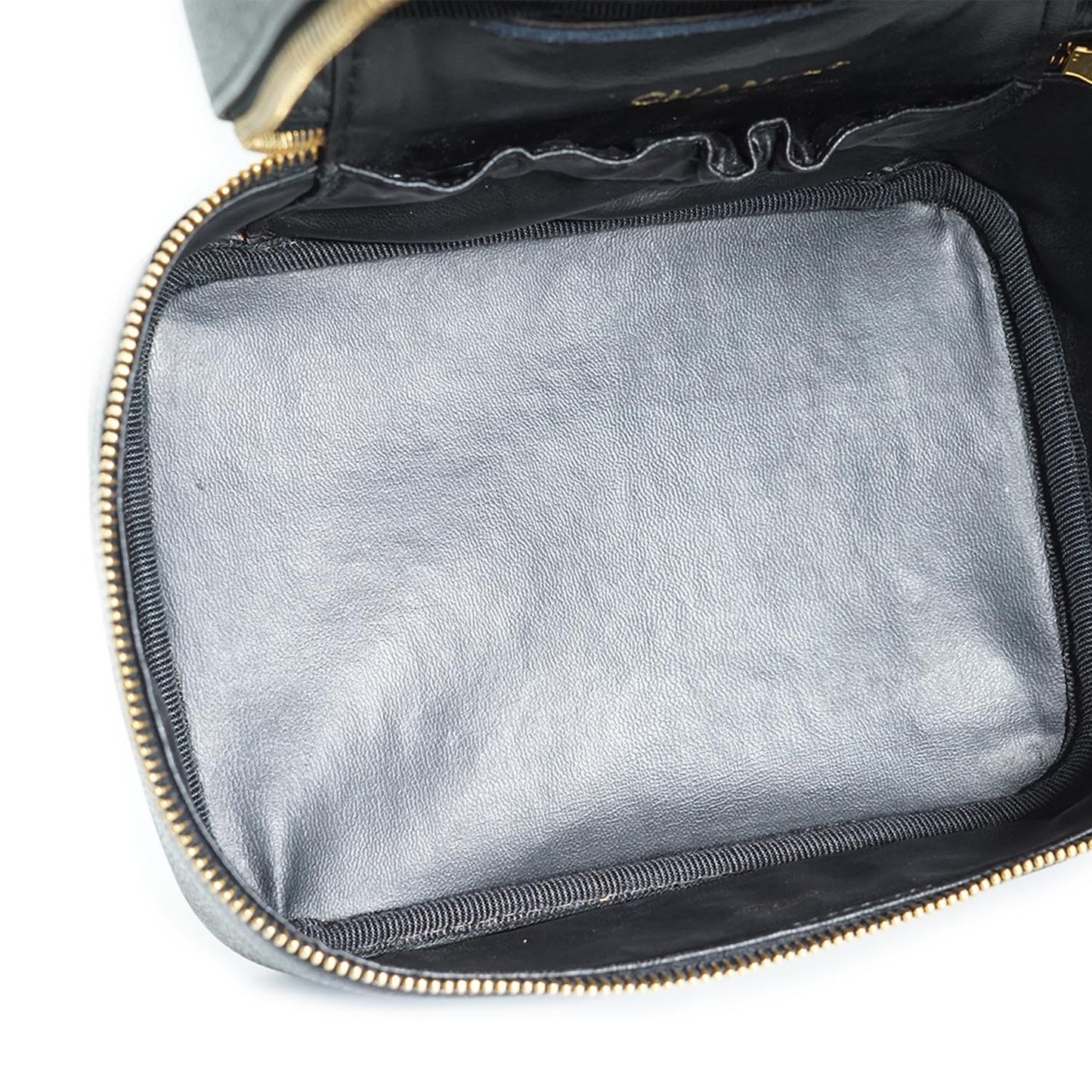 CC Leather Vanity Bag