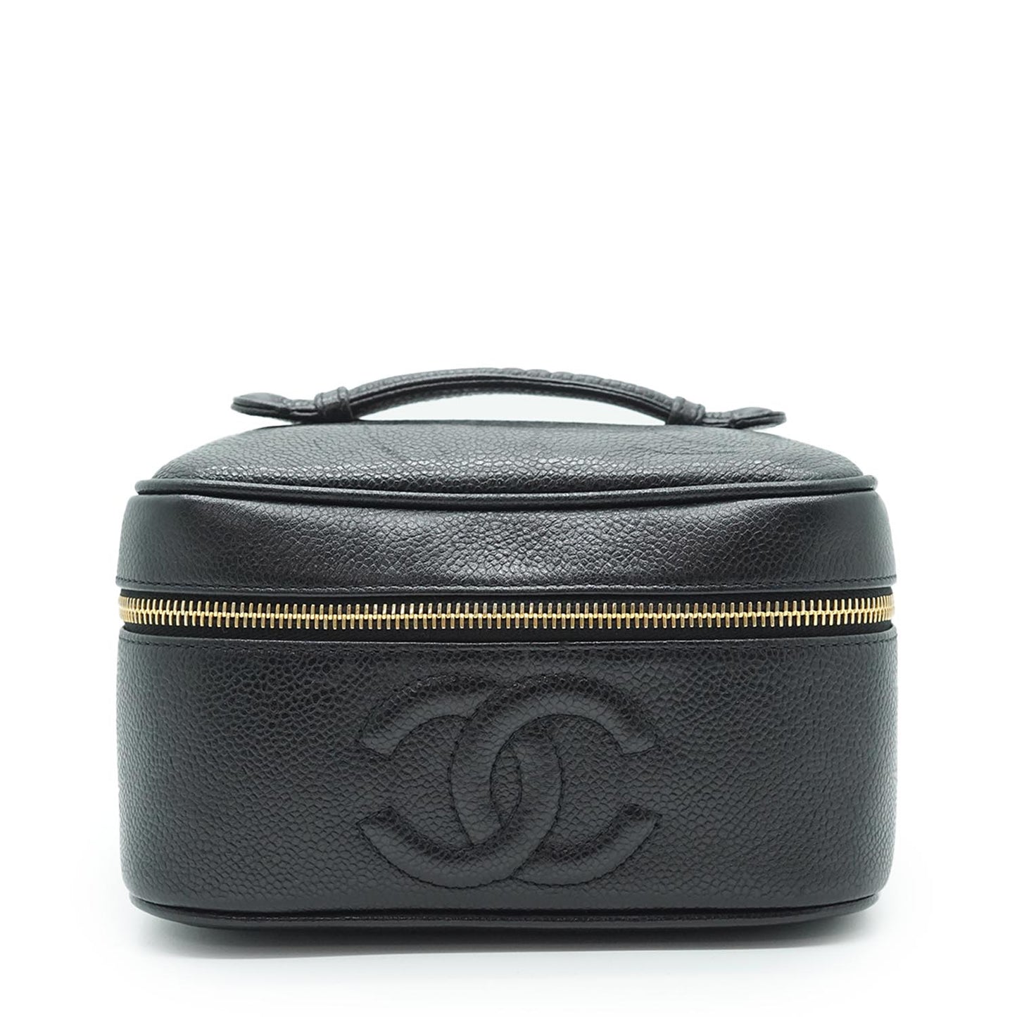 CC Leather Vanity Bag