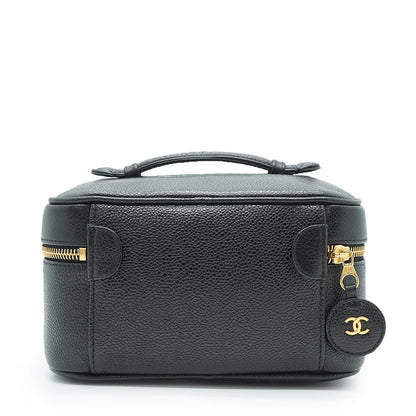 CC Leather Vanity Bag