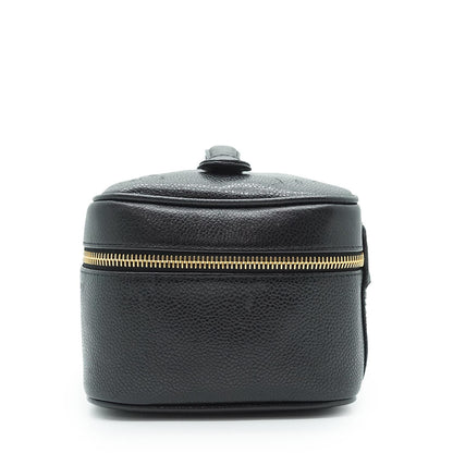 CC Leather Vanity Bag