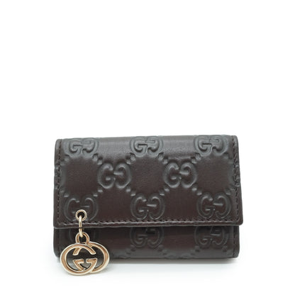 GG Leather Key Case