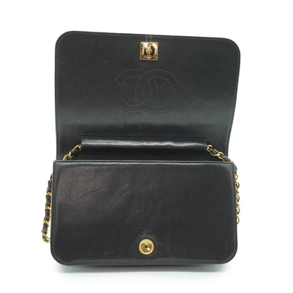 Matelasse Leather Chain Shoulder Bag