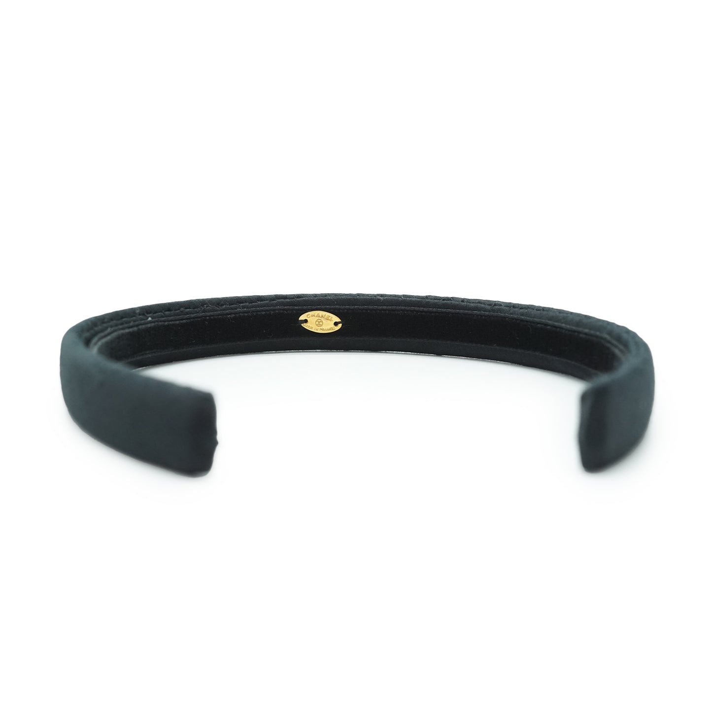 Black Velvet Gold CC Mark Headband