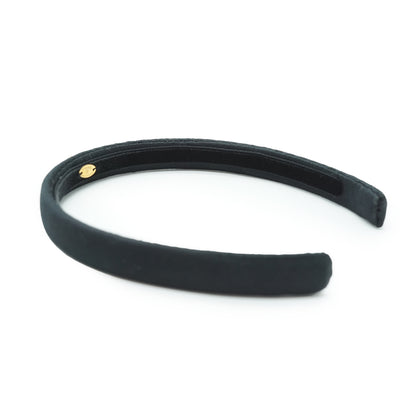 Black Velvet Gold CC Mark Headband