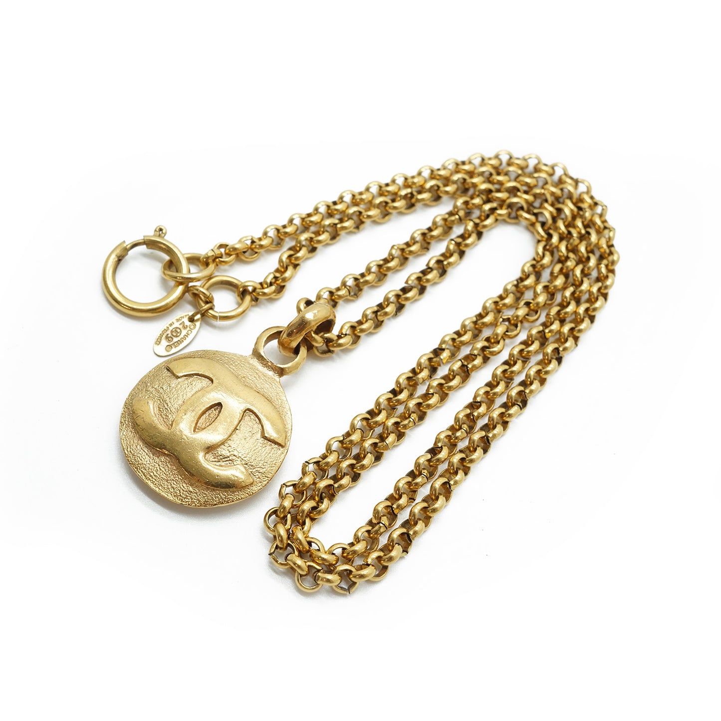 CC Coco Mark Gold Necklace