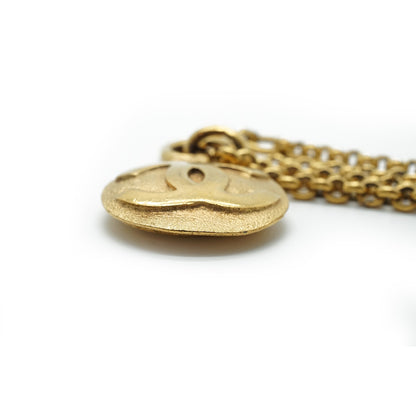 CC Coco Mark Gold Necklace