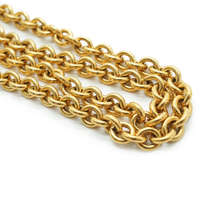 CC Mark Gold Chain Necklace