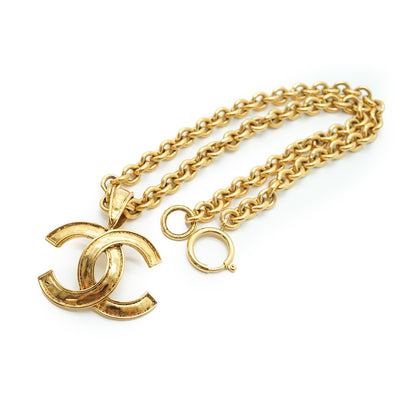 CC Mark Gold Chain Necklace