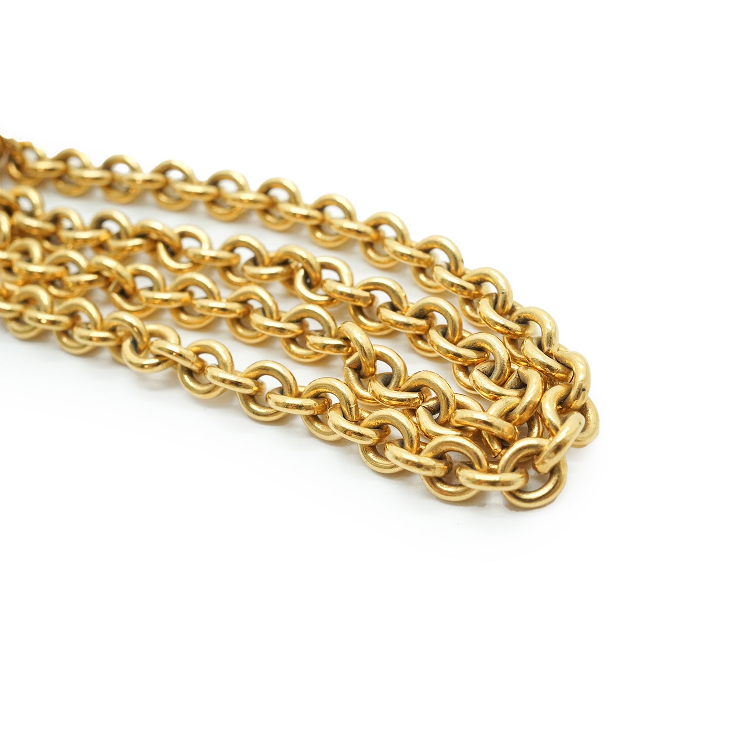 CC Mark Gold Chain Necklace