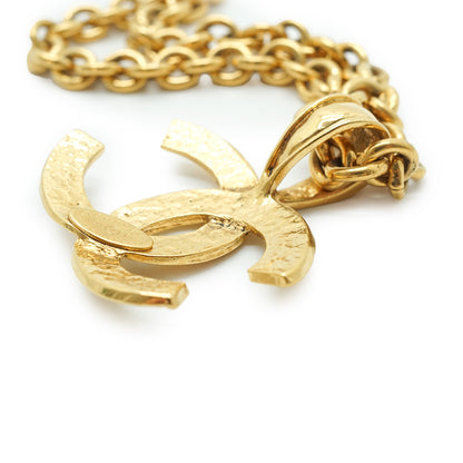 CC Mark Gold Chain Necklace