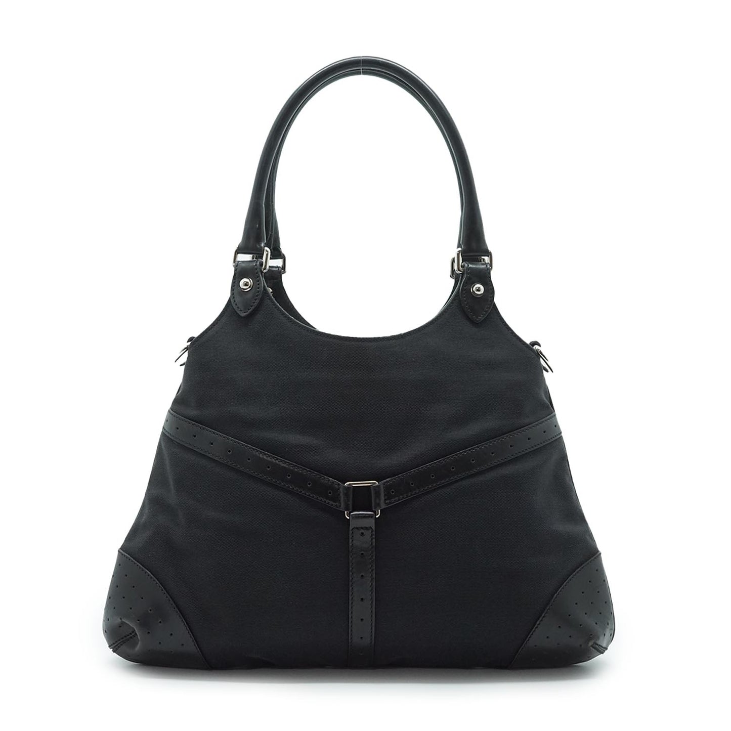 Interlocking G Black Shoulder Bag