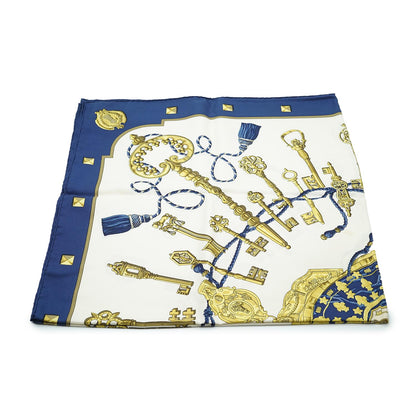 Carre 90 Les Cles Silk Scarf