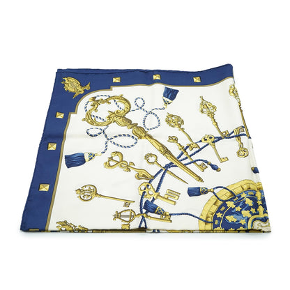 Carre 90 Les Cles Silk Scarf