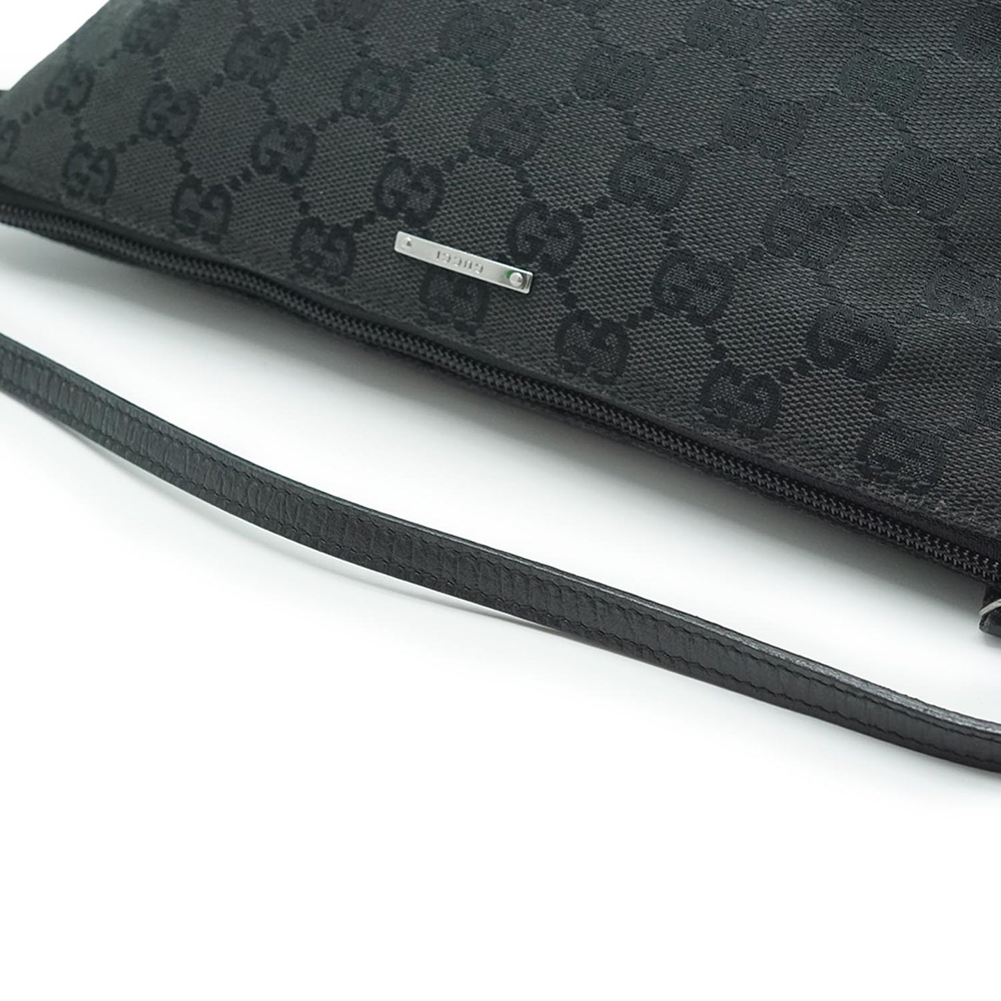 GG Monogram Black Boat Pochette