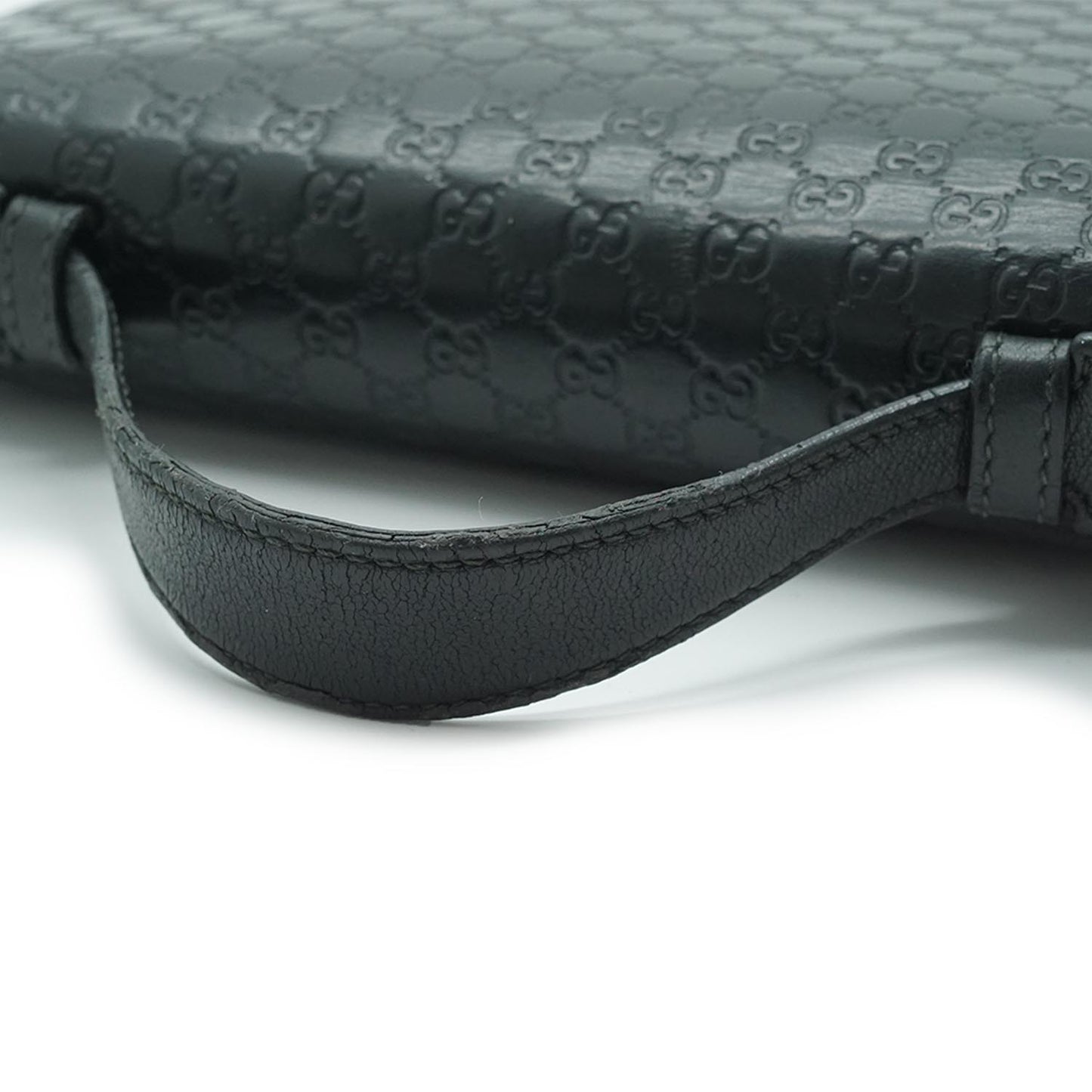 Microguccissima Signature Leather Long Zip Around Wallet