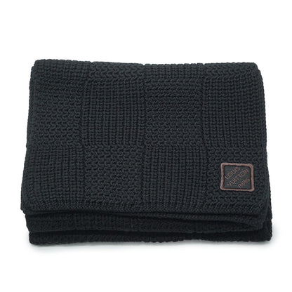 Black Wool Muffler