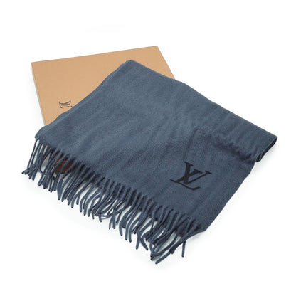 LV Initials Cashmere Fringe Scarf