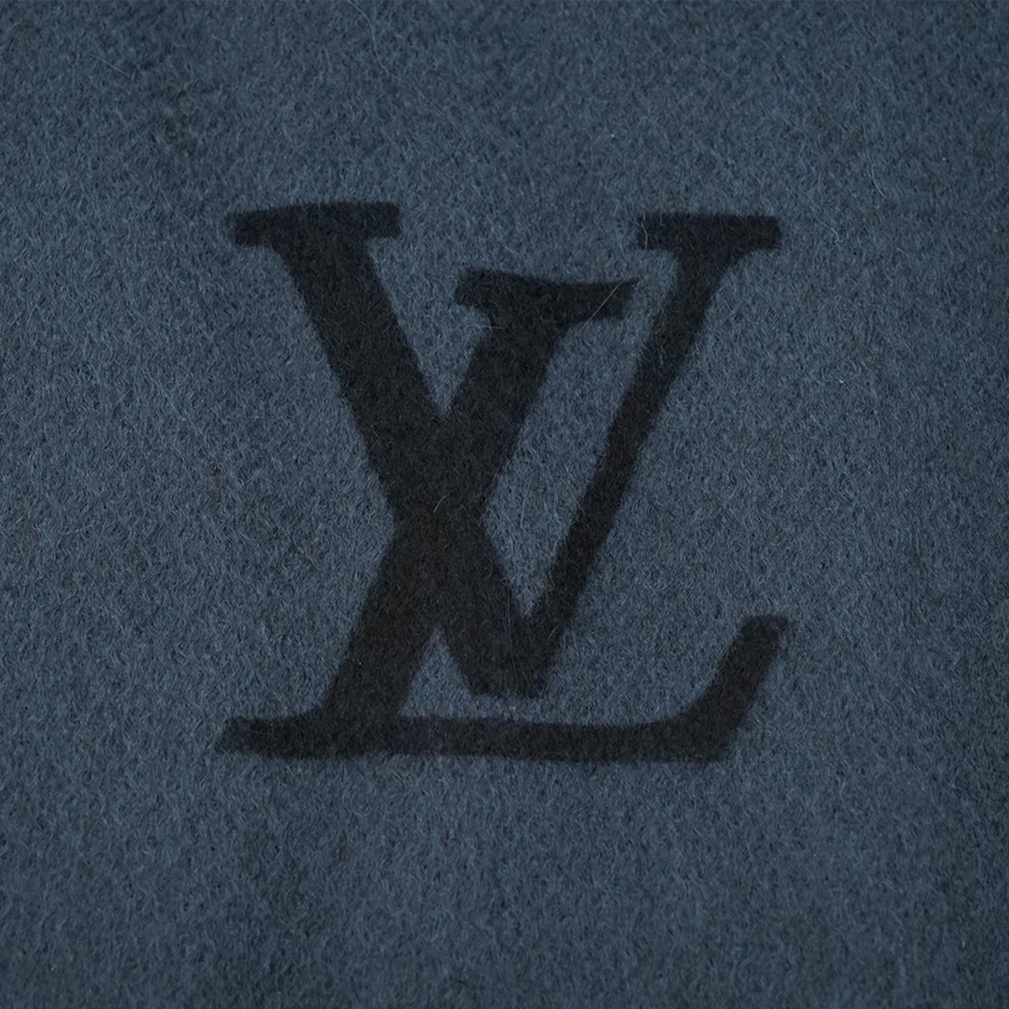 LV Initials Cashmere Fringe Scarf