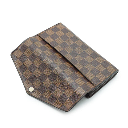 Damier Ebene Sarah Wallet