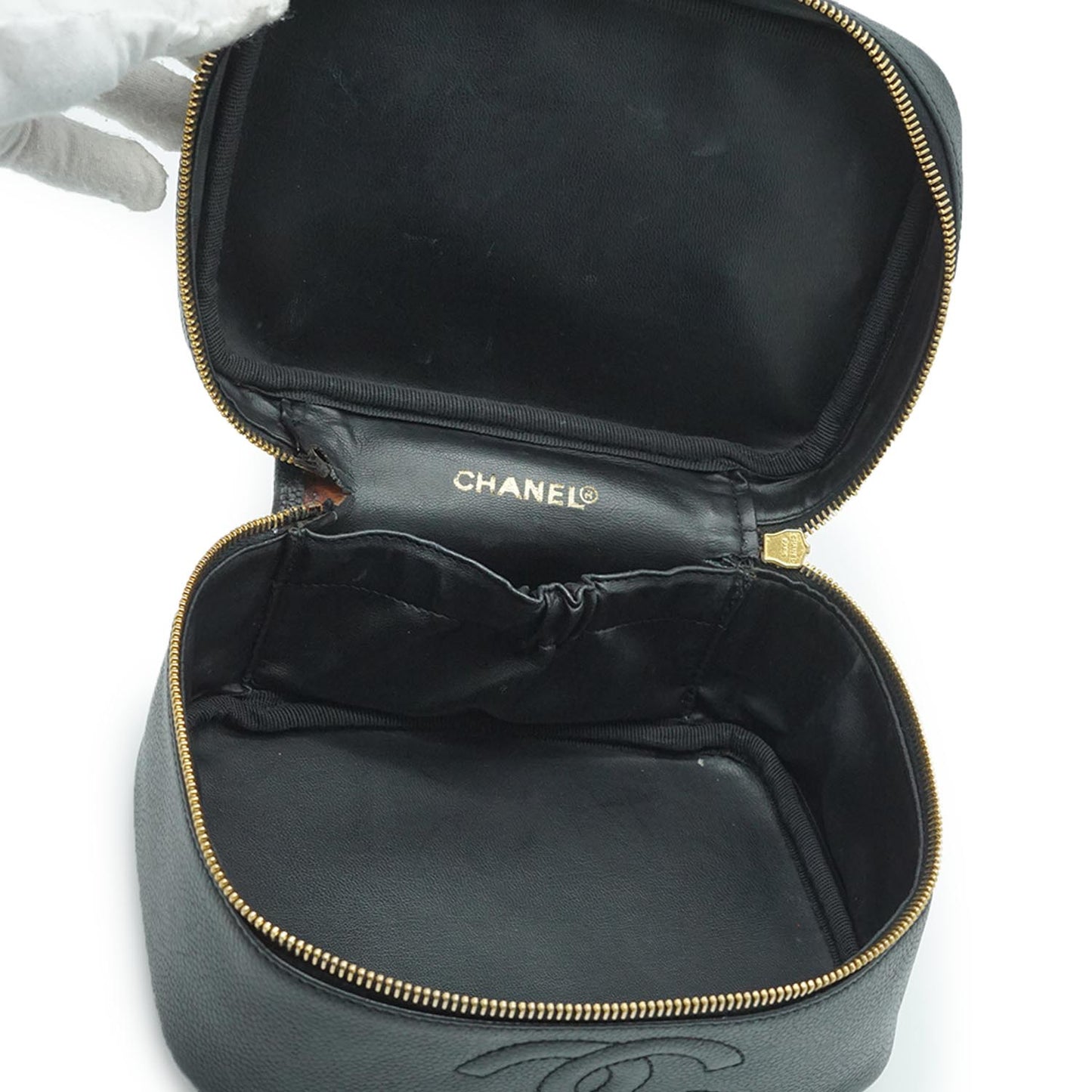 Caviar Leather Vanity Bag