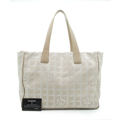 Travel Line Beige Mat Gold Nylon Tote