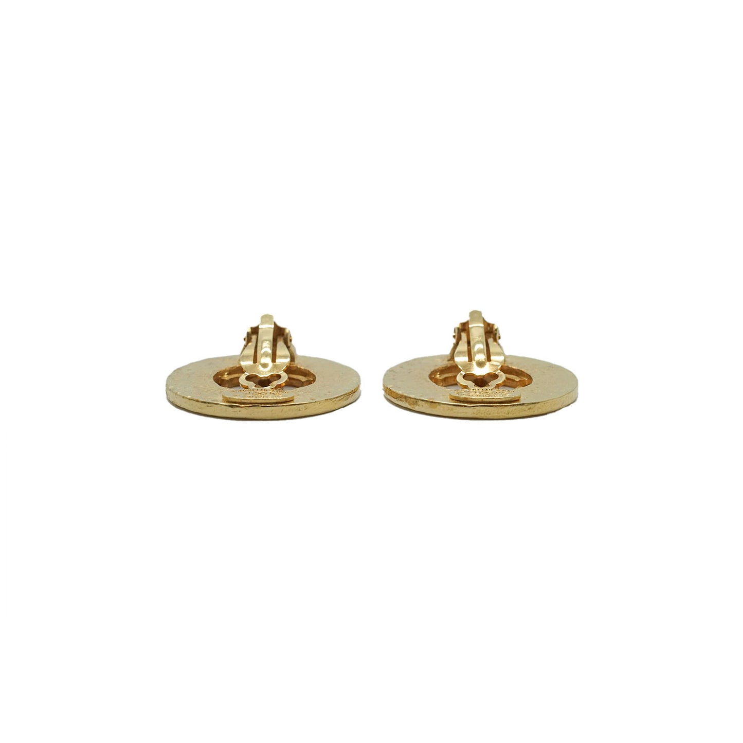 CC Round Gold Earrings 94P