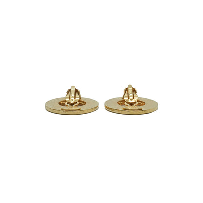 CC Round Gold Earrings 94P