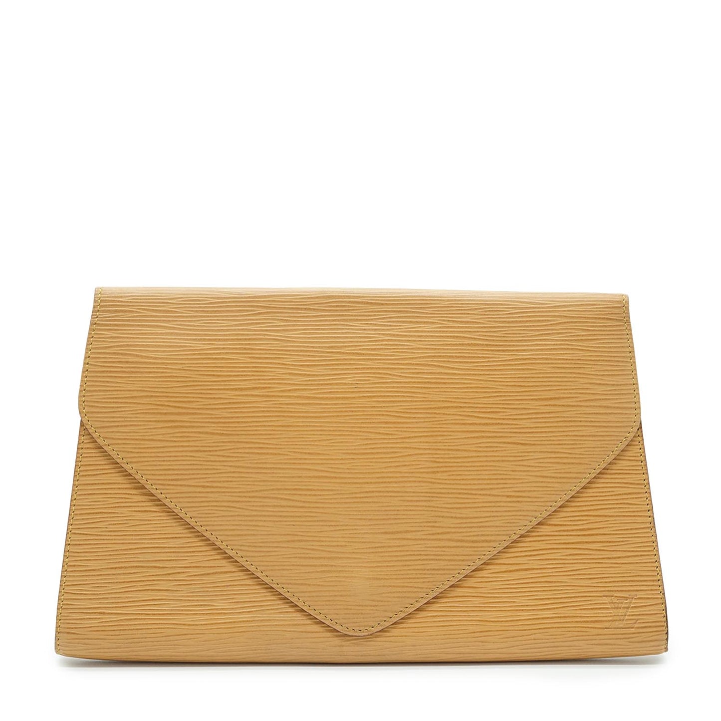 Epi Beige Art Deco Clutch