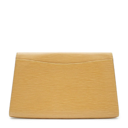 Epi Beige Art Deco Clutch