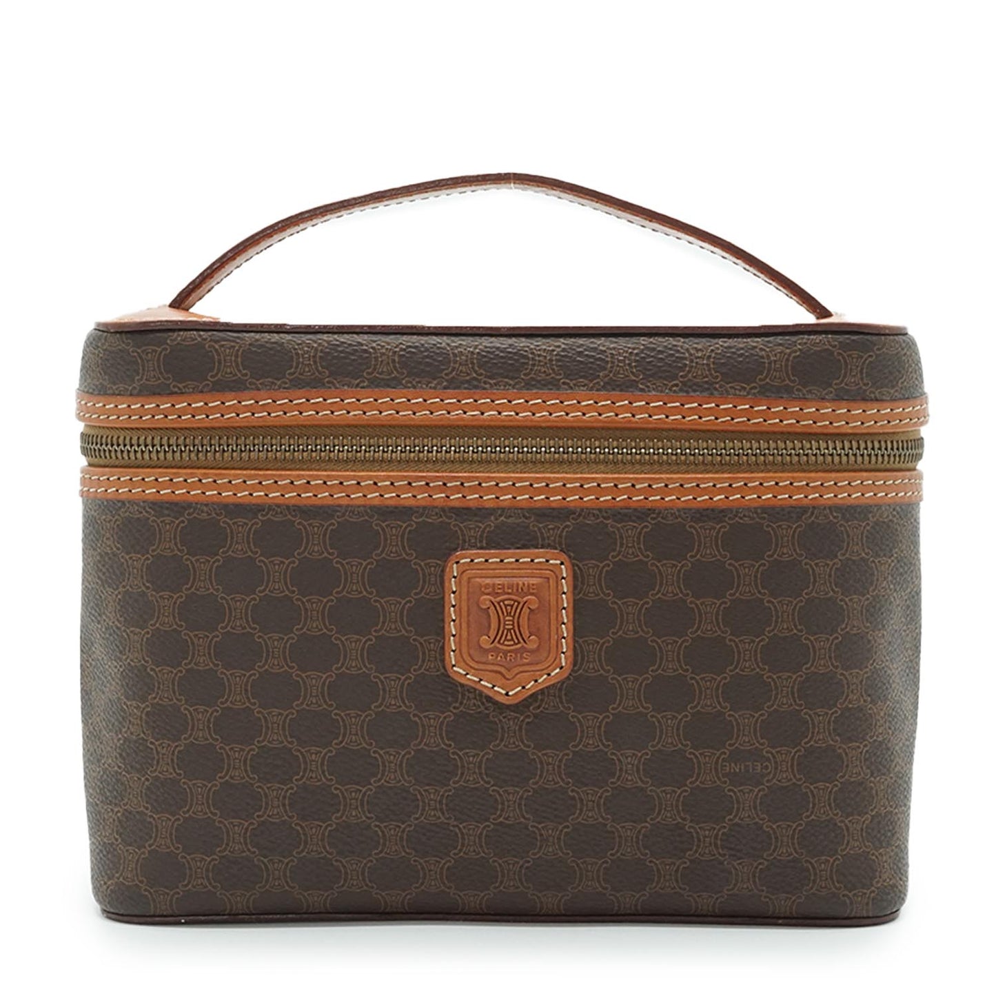 Macadam Brown Vintage Vanity Bag