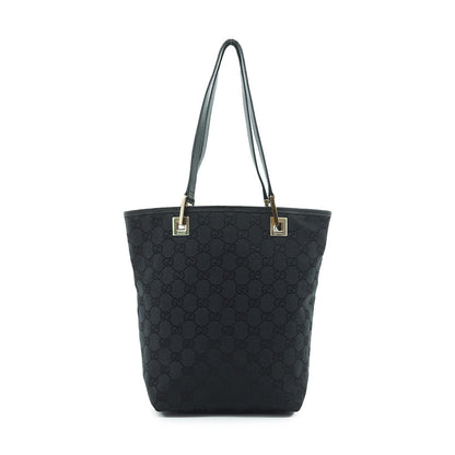 GG Black Canvas Tote