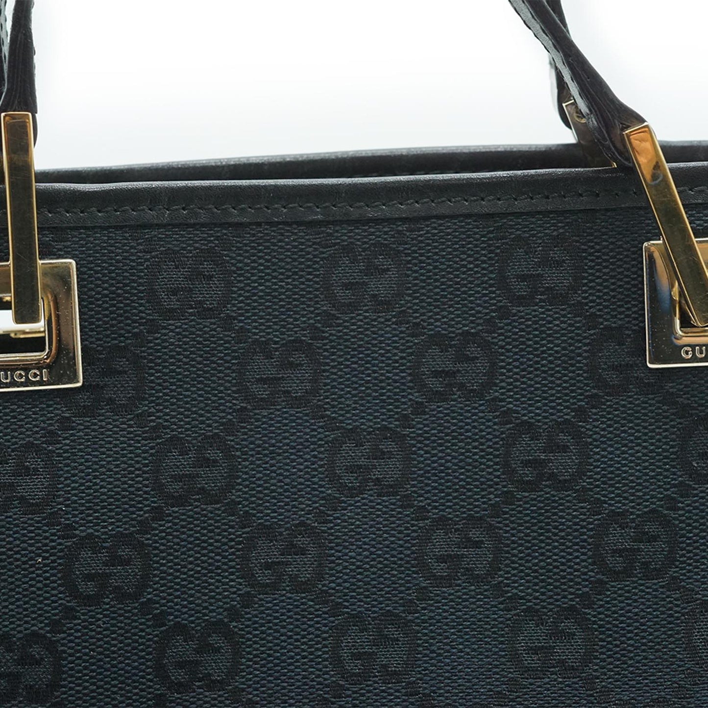 GG Black Canvas Tote