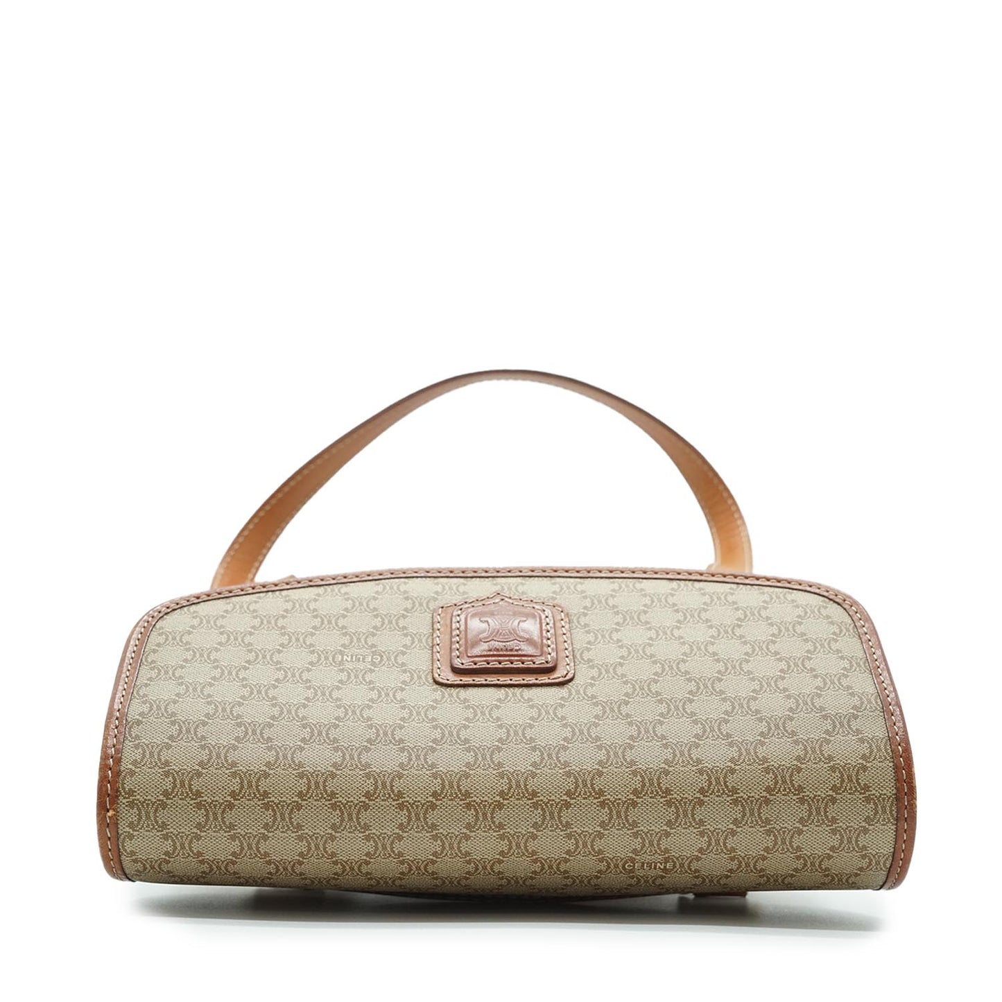 Macadam Beige Square Top Handle Bag