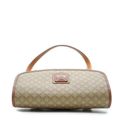 Macadam Beige Square Top Handle Bag