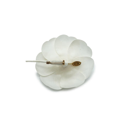 White Camellia Brooch