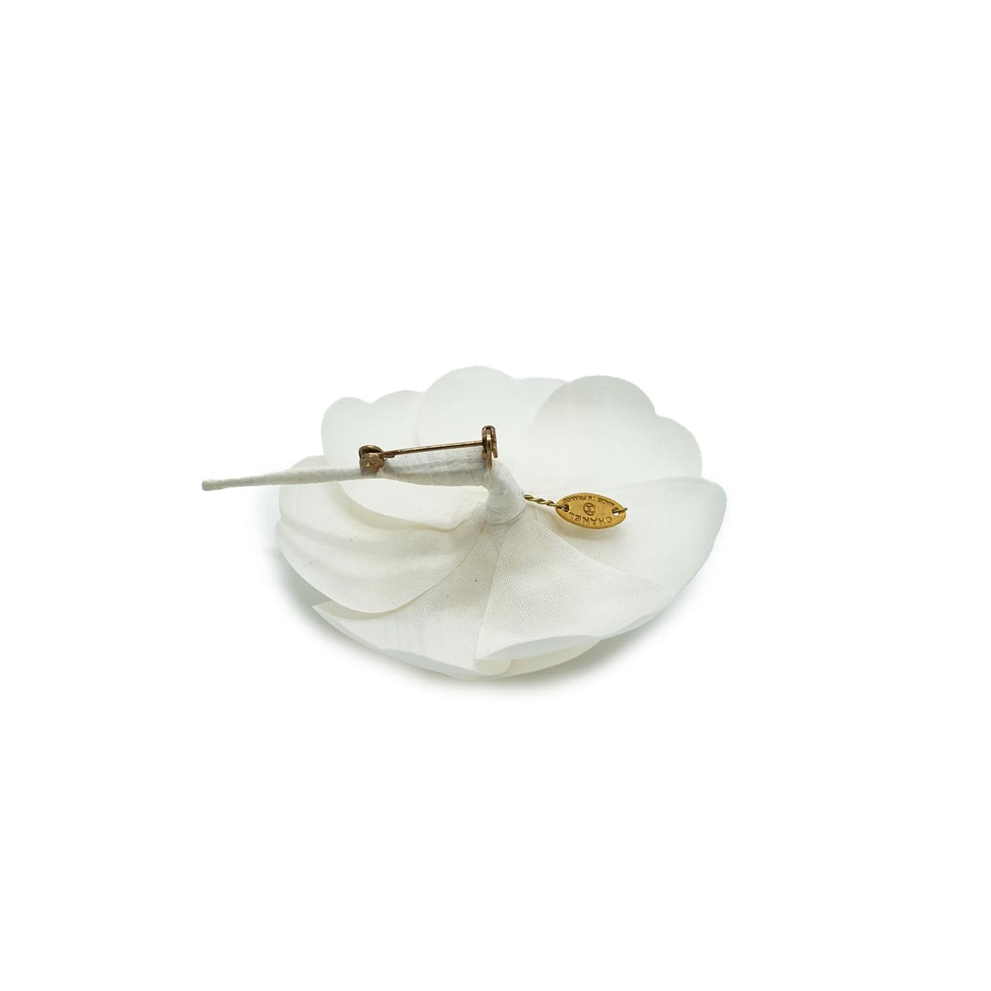 White Camellia Brooch