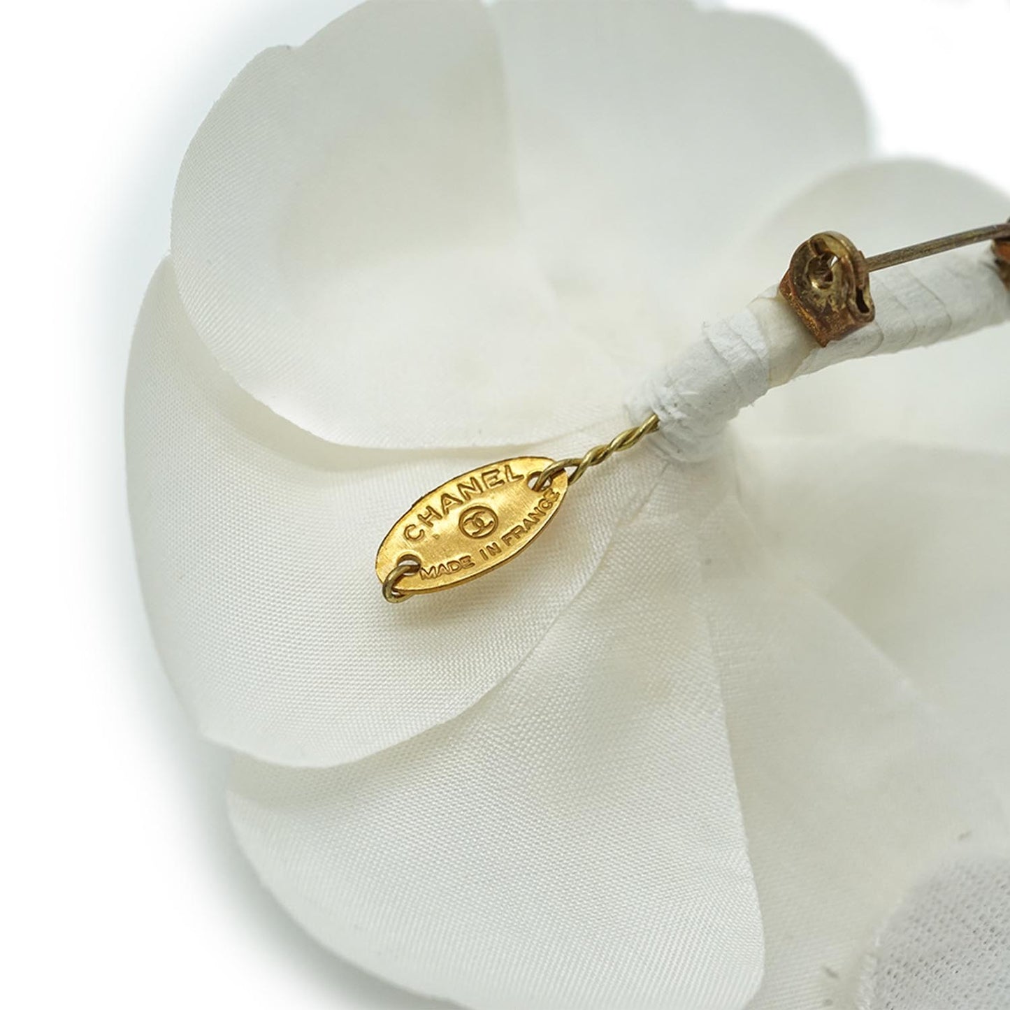 White Camellia Brooch