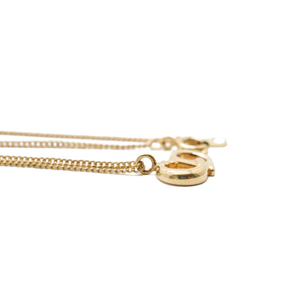 CD Logo Gold Necklace