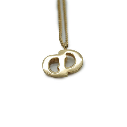 CD Logo Gold Necklace