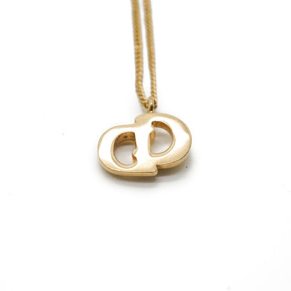 CD Logo Gold Necklace