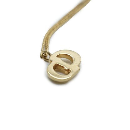 CD Logo Gold Necklace