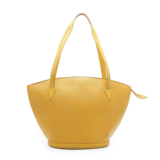 Epi Saint Jacques Yellow Shoulder Tote GM