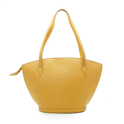 Epi Saint Jacques Yellow Shoulder Tote GM