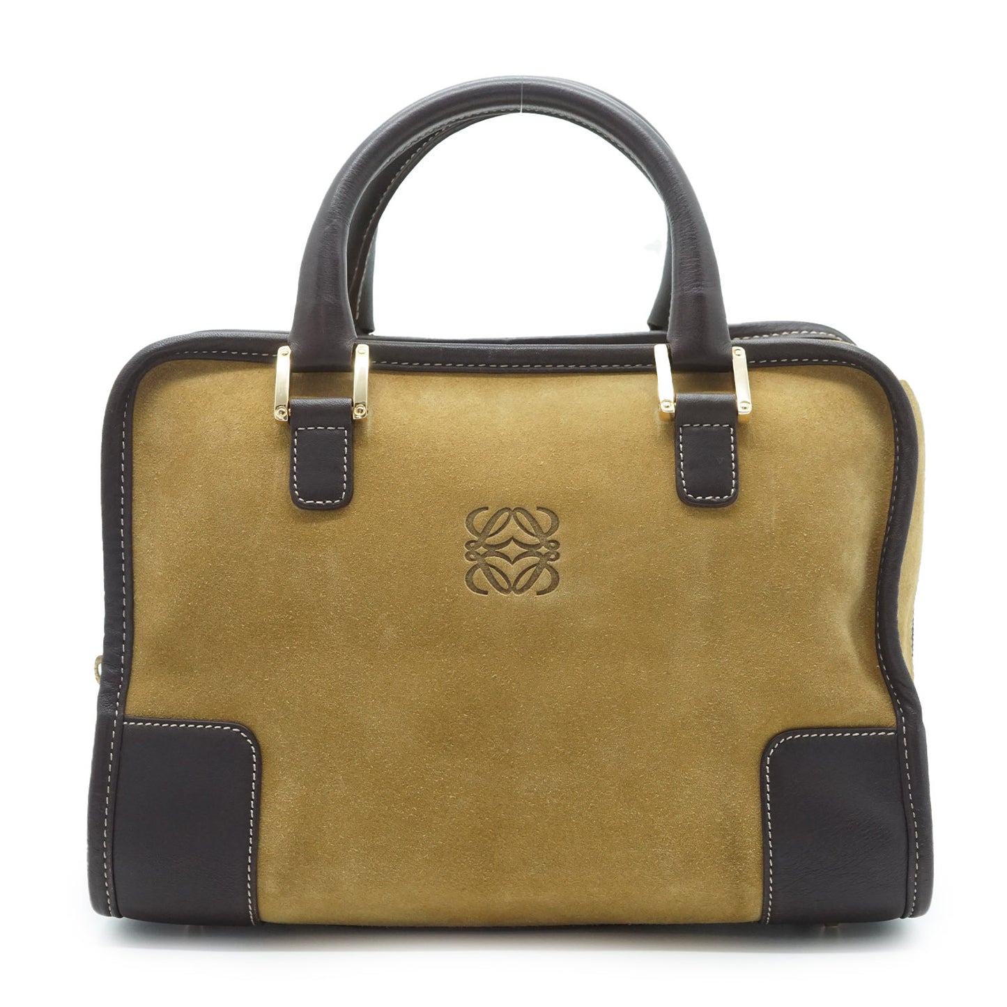 Suede Leather Amazona 28 Handbag