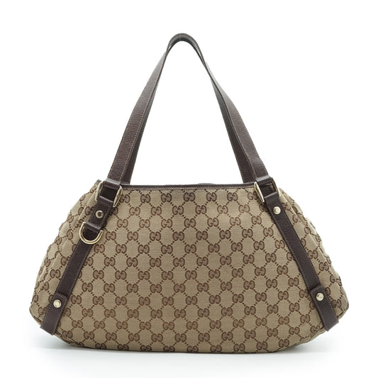 GG Canvas Brown Tote