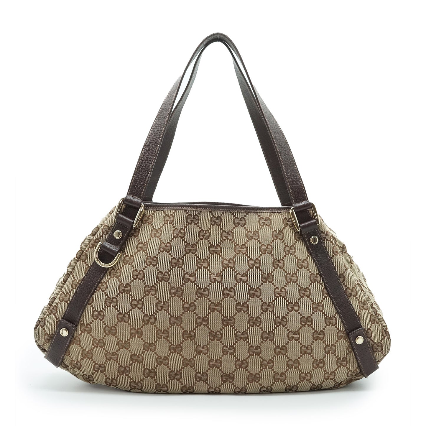 GG Canvas Brown Tote