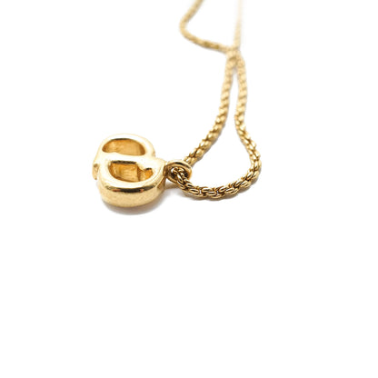 CD Logo Gold Necklace