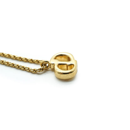 CD Logo Gold Necklace