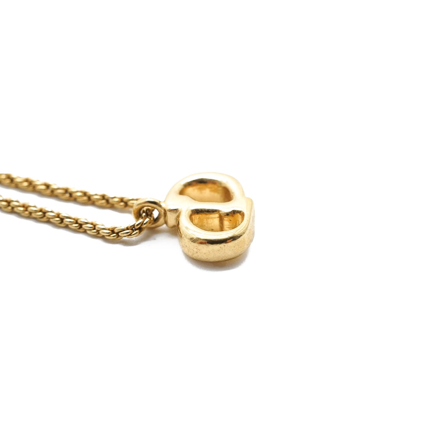 CD Logo Gold Necklace